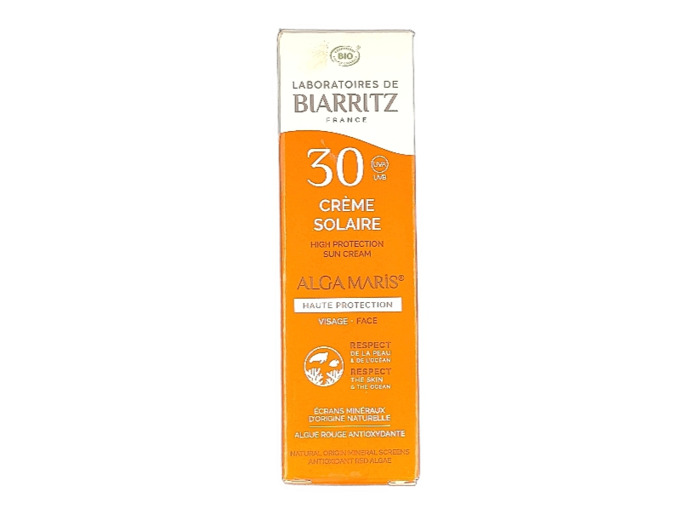 Crème Solaire Visage SPF30 50ml