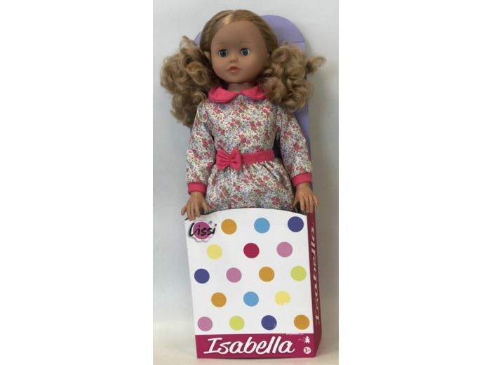 POUPEE 70 CM ISABELLA TENUE ROBE FLEURIE de chez LISSI