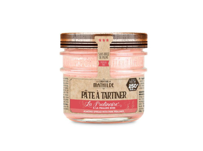 Pâte à tartiner La Pralinaise à la Praline Rose 250G