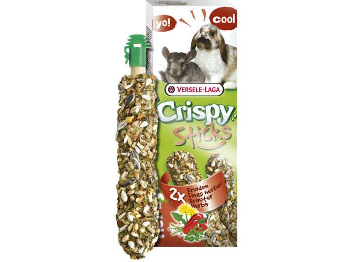 Crispy Sticks fines herbes lapins & chinchillas - 2x55g