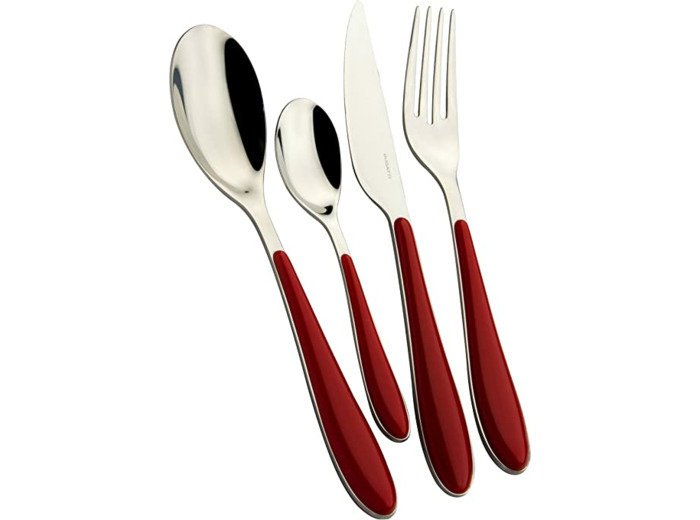 GIOIA Ménagère 24 pièces ROUGE