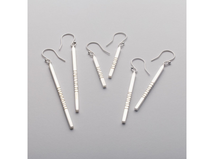 Boucles d'oreilles monolithique