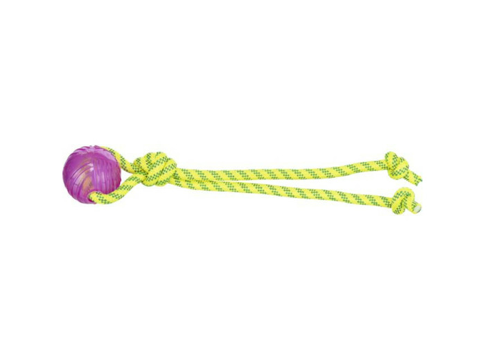 TRIXIE, Aqua Toy Corde de jeu avec balle - ø 6 × 40 cm