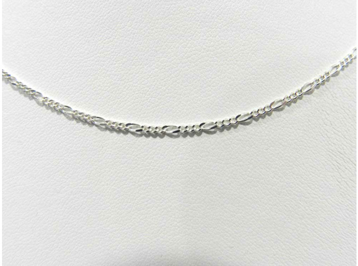 Chaîne en Argent 925 - 50cm- Maille INTERCALEE