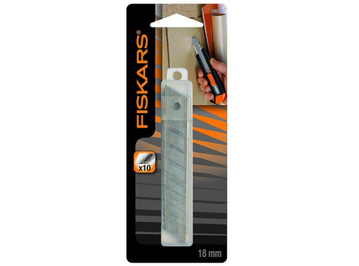10 Lames de cutters Fiskars 18 mm