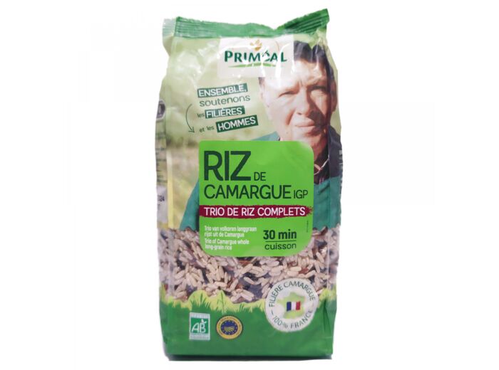 Trio de Riz de Camargue Complets Bio 500g