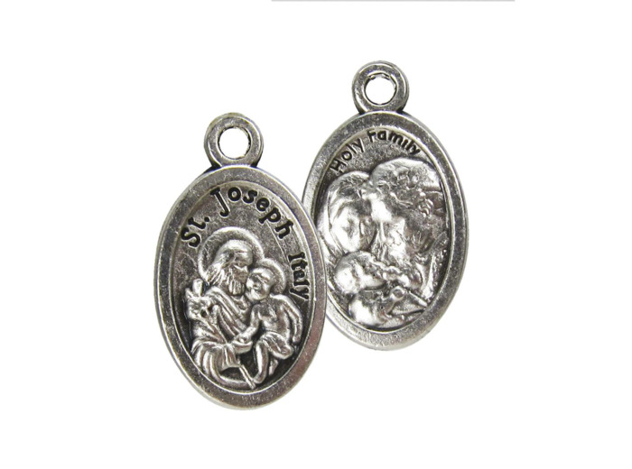 Médaille argentée 18mm - ST JOSEPH