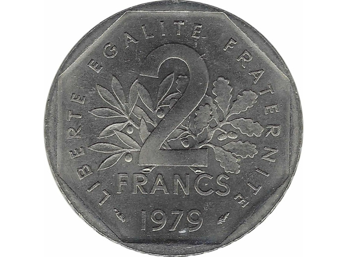 FRANCE 2 FRANCS ROTY 1979 SUP/NC