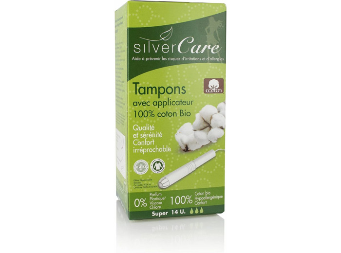 TAMPON APPLICATEUR SUPER (14) Silver Care
