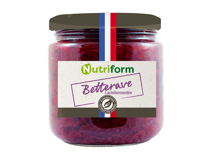 Betterave rouge bio Lactofermentée-380g-Nutriform