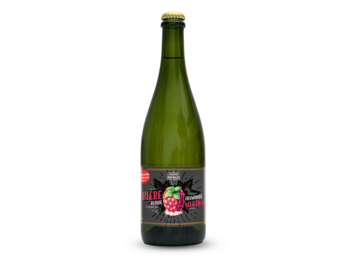 Bière Blonde Framboise Myrtille 75cl - 4.1%