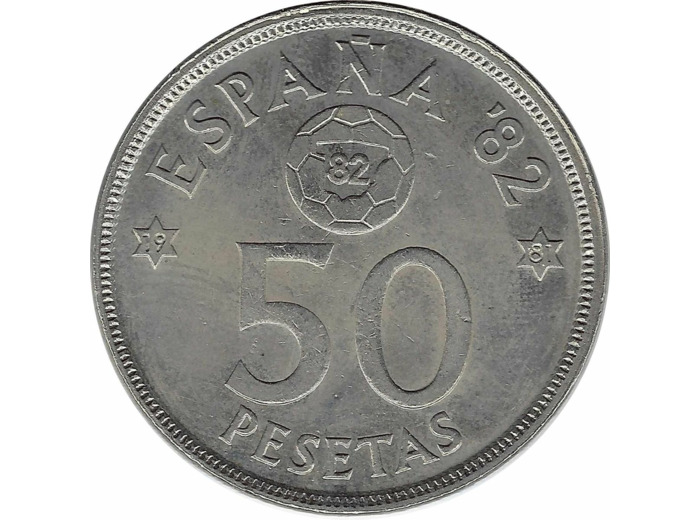 ESPAGNE 50 PESETAS 1980 (81) TTB+
