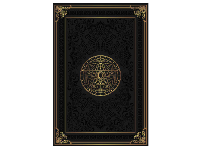 Grimoire vierge Pentacle lunaire