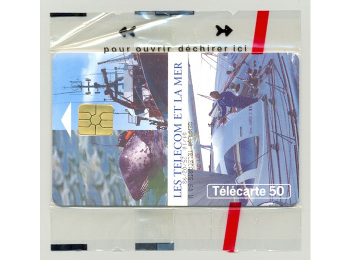 TELECARTE NSB 50 UNITE 03/98 PLEUMEUR XVII TELECOM & LA MER F842
