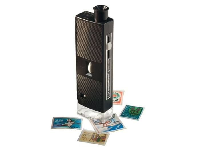 MICROSCOPE DE POCHE avec Zoom et LED X60 fois et 100 Fois 313090