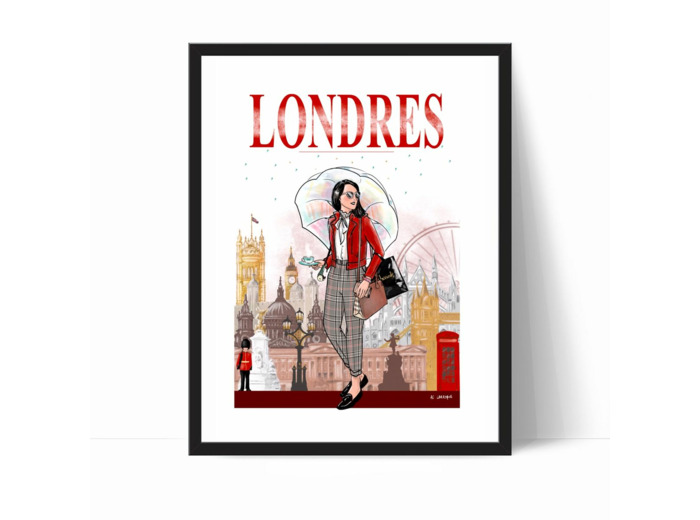 Londres - affiche, carte postale