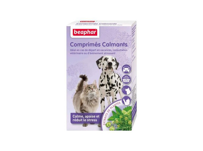 Comprimés calmants aux plantes pour chiens et chats - x20