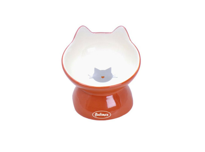 BUBIMEX, Bol incliné pour chat (orange)