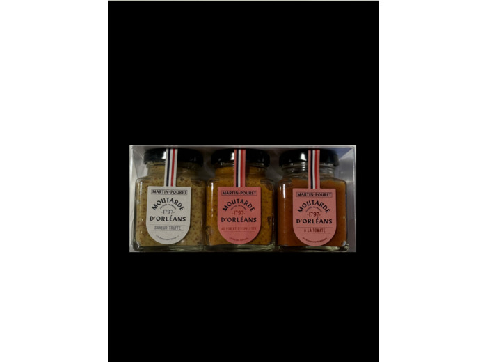 Coffret Prestige 3 Moutardes