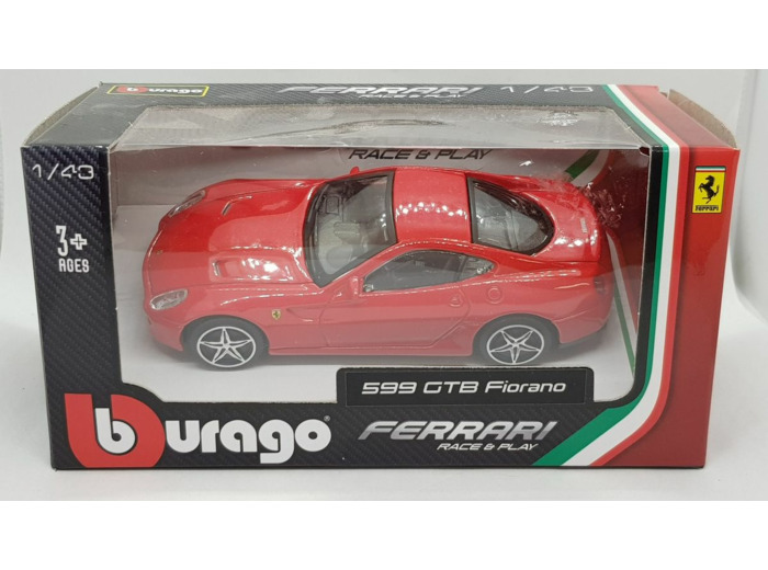 FERRARI 599 GTB FIORANO BURAGO 1/43 BOITE D'ORIGINE NEUF