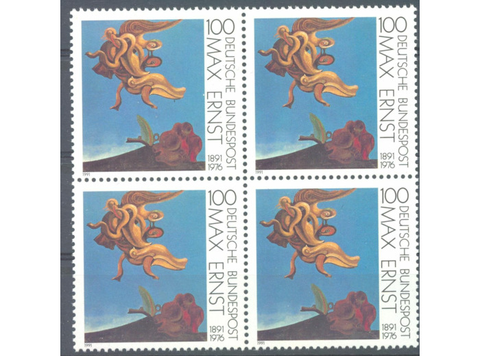 ALLEMAGNE 4 x 100 PFENNIG 1991 YVERT 1401 NEUF