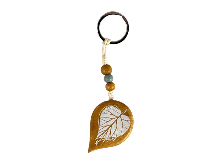 Porte Clé Laudato Si Gemelina  Longueur totale 14.5cm