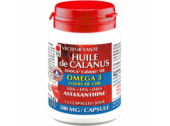 Huile de Calanus-30 Capsules-Vecteur Santé