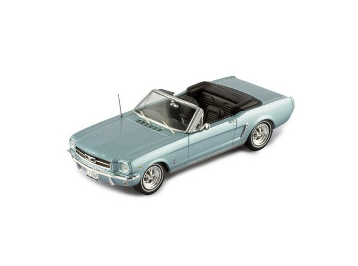 Ford Mustang Cabriolet bleue 1965 - 1/43