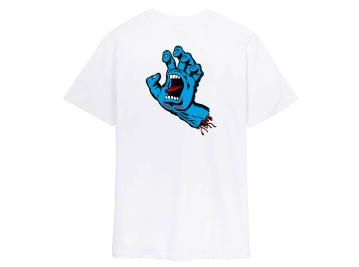 Tee shirt SANTA CRUZ Screaming Hand Chest White