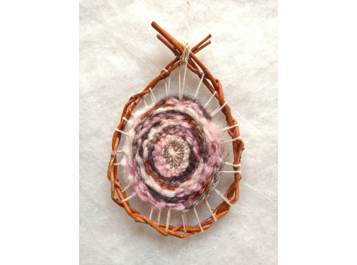 suspension décorative en saule