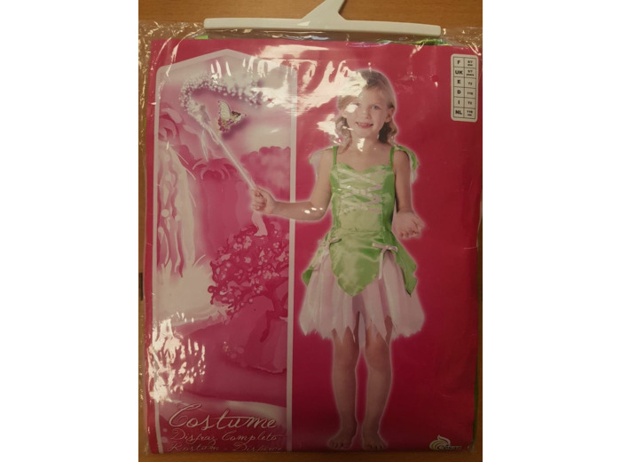 COSTUME ROBE DE FEE VERTE TAILLE 5/7 ANS