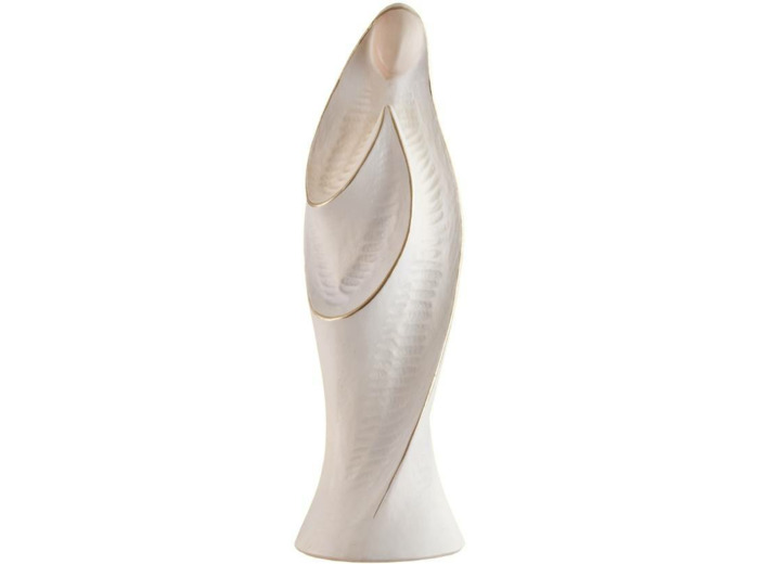 Vierge CONTEMPORAINE en bois 11cm- BLANCHE
