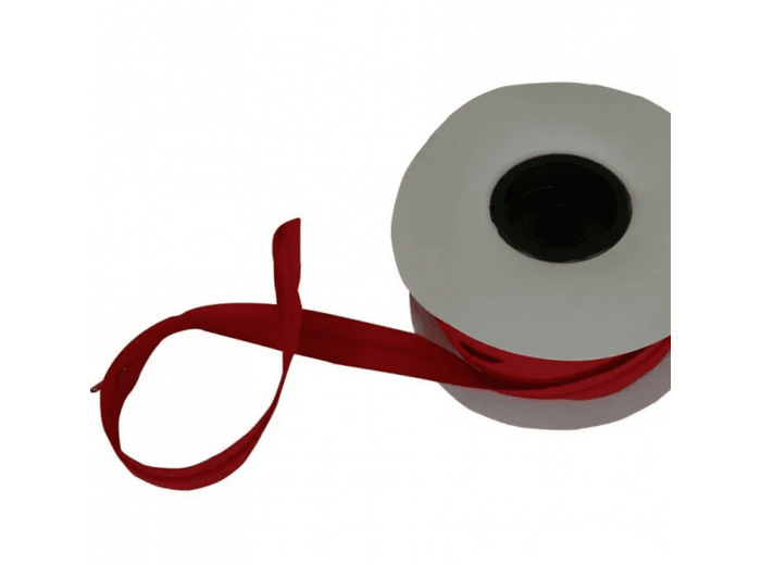 Rouleau de fermeture à glissière 5mm Rouge 145 25m H89133