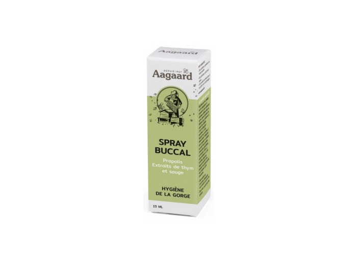 Spray buccal à la propolis Flacon verre spray buccal 15ml