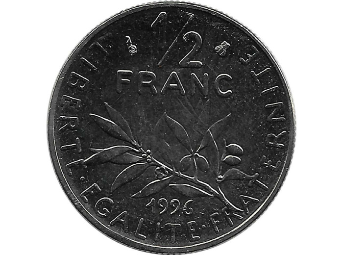 FRANCE 1/2 FRANC ROTY 1996 SUP/NC