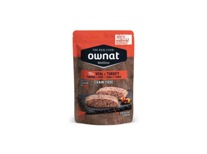 OWNAT WETLINE, Veau & dinde - 85g