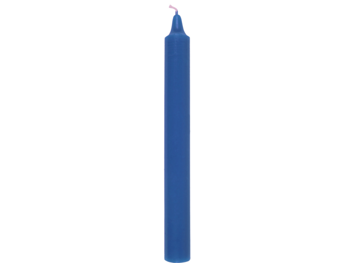 Bougie teintée masse - BLEU MARINE D2,1 x Ht20cm