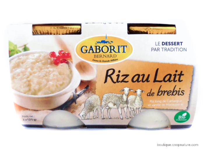 Riz au Lait de Brebis Bio 2x125g