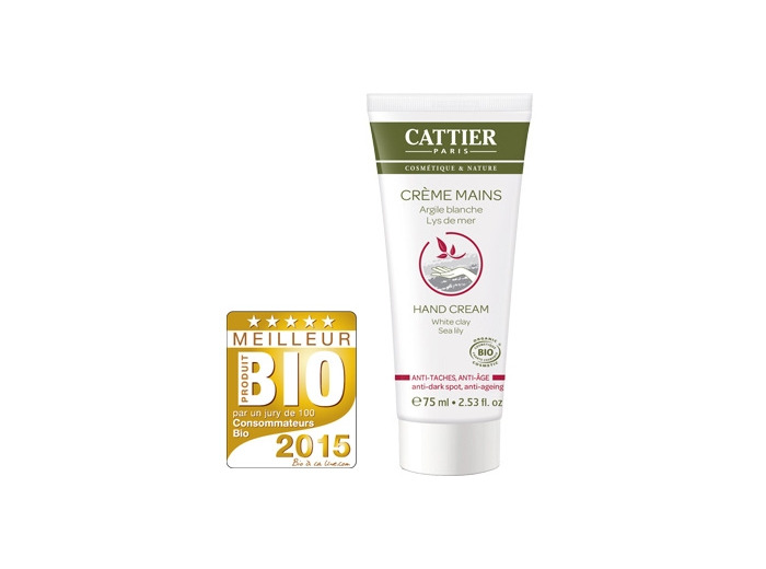 Crème Mains anti taches et anti âge Argile blanche Lys de mer 75ml