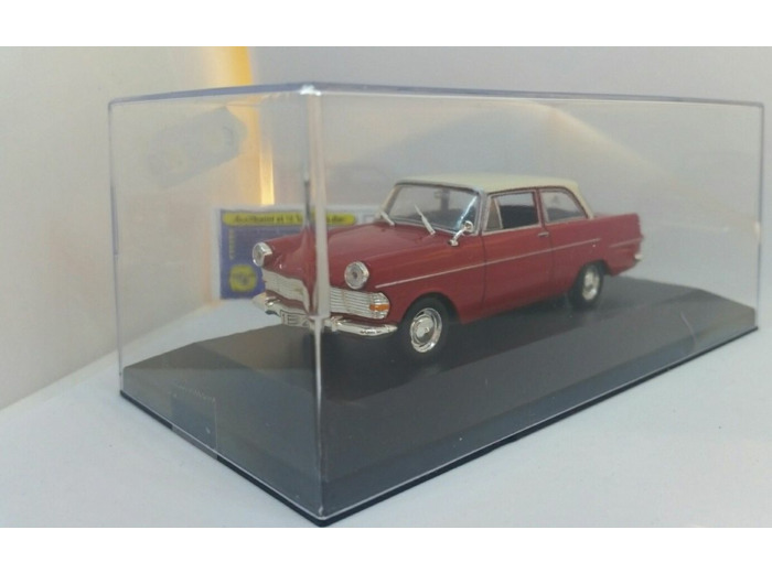 OPEL REKORD ROUGE TOIT BLANC 1960 - 1963 1/43 1:43