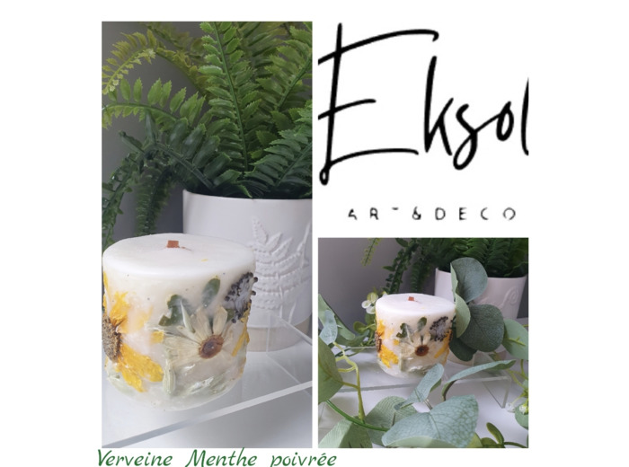 Bougie Botanique Verveine Menthe