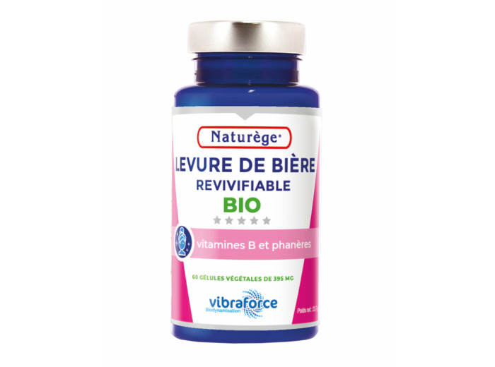Levure de Bière revivifiable-60 gélules-NATURÈGE