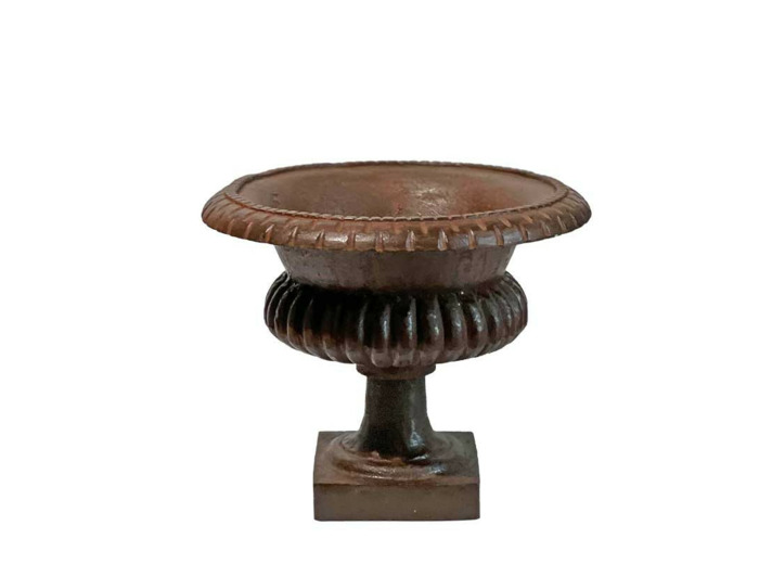 Vase médicis fonte à godrons 44x38cm