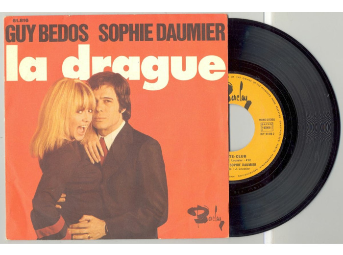 45 Tours GUY BEDOS SOPHIE DAUMIER "PRIVATE CLUB" / "LA DRAGUE"