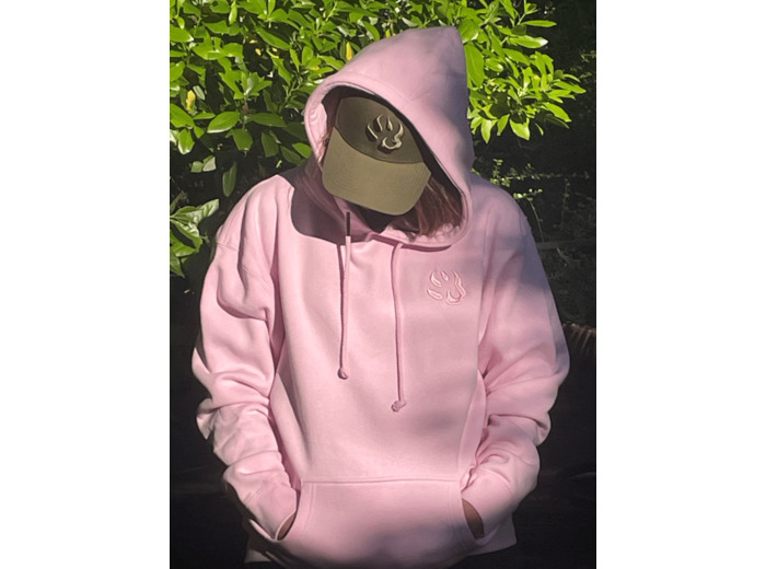 Sweat à capuche logo "patte de chien"