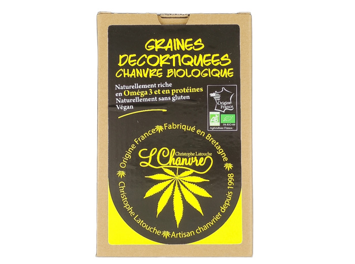 Graines Décortiquées Chanvre 200g Bio