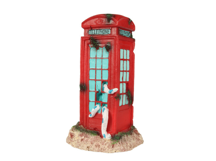 Décor Cabine téléphonique rouge - 9,5x9,5x17,5CM