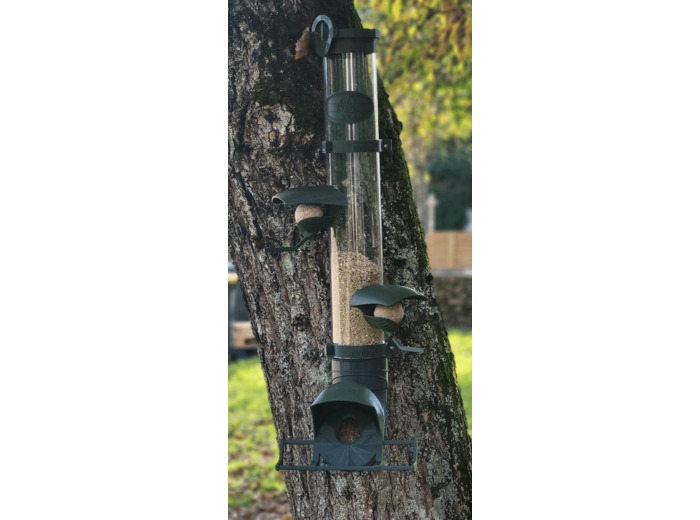 Mangeoire/Distributeur pour Oiseaux du ciel Grande Capacité