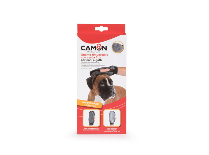 Gant de soin 2 en 1 pour chien