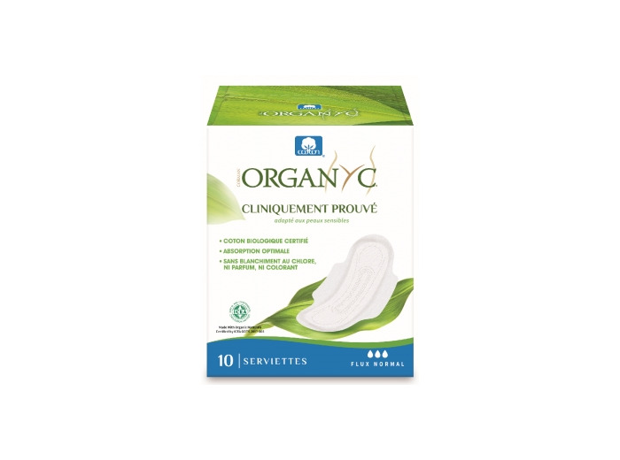 Serviettes ultra fines Flux normal Boîte de 10